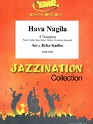 Hava Nagila by Kadlec Jirka for 4 Trumpets (4 Trumpets (Piano / Guitar Bass Guitar Drums Percussion (optional)))