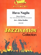 Hava Nagila by Kadlec Jirka for 3 Trumpets and Trombone (3 Trumpets and Trombone (Piano / Guitar Bass Guitar Drums Percussion (optional)))
