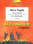 Hava Nagila by Kadlec Jirka for Woodwind Quartet and Rhythm Section (Woodwind Quartet and Rhythm Section (Piano Bass Drums) (Piano / Guitar Bass Guitar Drums Percussion (optional)))