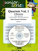 Quartets Volume 1 by Mortimer John Glenesk for 4 Bassoons and Piano (4 Bassoons and Piano (Keyboard) (Piano (Keyboard) optional + CD Play Back / Play Along ))