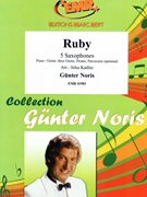 Ruby by Noris Gunter - Jirka Kadlec - for 5 Saxophones (5 Saxophones (S(A)A(T)A(T)TB) (Piano / Guitar Bass Guitar Drums Percussion (optional)))