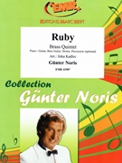 Ruby by Noris Gunter - Jirka Kadlec - for 2 Trumpets 3 Trombones and Drums (2 Trumpets 3 Trombones and Drums (Piano / Guitar Bass Guitar Drums Percussion (optional)))