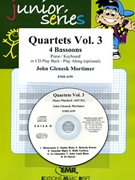 Quartets Volume 3 by Mortimer John Glenesk for 4 Bassoons (4 Bassoons (Piano (Keyboard) optional + CD Play Back / Play Along ))