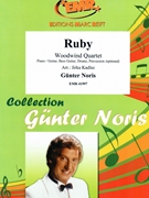 Ruby by Noris Gunter - Jirka Kadlec - for Woodwind Quartet (Woodwind Quartet (Piano / Guitar Bass Guitar Drums Percussion (optional)))