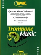 Quartet Album Volume 4 by Naulais Jerome for 4 Trombones and Organ (4 Trombones and Organ)
