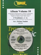 Album Volume 10 by Naulais Jerome for 2 Trombones (2 Trombones (Piano (Keyboard / Organ) optional + CD Play Back / Play Along ))