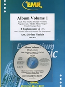 Album Volume 1 by Naulais Jerome for 2 Euphoniums w/ Audio (2 Euphoniums and CD Play Back / Play Along (Piano (Keyboard / Organ) optional + CD Play Back / Play Along ))