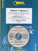 Album Volume 5 by Naulais Jerome for 2 Euphoniums w/ Audio (2 Euphoniums and CD Play Back / Play Along (Piano (Keyboard / Organ) optional + CD Play Back / Play Along ))