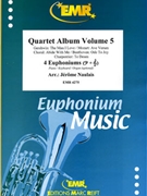 Quartet Album Volume 5 by Naulais Jerome for 4 Euphoniums and Piano (4 Euphoniums and Piano (Piano (Keyboard / Organ) Percussions optional))