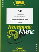 Air by Bach Johann Sebastian - Hiroyuki Odagiri - for 4 Trombones (4 Trombones)
