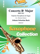 Concerto Bb Major by Bach Johann Sebastian - Klemens Schnorr - for Soprano Saxophone and Organ (Soprano Saxophone and Organ)