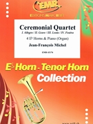 Ceremonial Quartet by Michel Jean-Francois for 4 Eb Horns and Piano (4 Eb Horns and Piano)