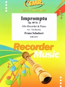 Impromptu by Schubert Franz - Ted Barclay - for Alto Recorder and Piano (Alto Recorder and Piano)