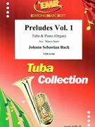 Preludes Vol. 1 by Bach Johann Sebastian - Marco Santi - for Tuba and Piano (Tuba and Piano)