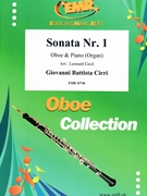 Sonata Nr. 1 by Cirri Giovanni Battista - Cecil Leonard - for Oboe and Organ (Oboe and Organ)