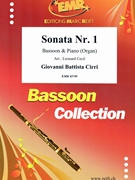 Sonata Nr. 1 by Cirri Giovanni Battista - Cecil Leonard - for Bassoon and Piano (Bassoon and Piano)