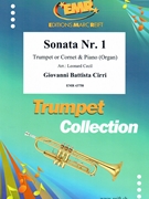 Sonata Nr. 1 by Cirri Giovanni Battista - Cecil Leonard - for Trumpet and Organ (Trumpet and Organ)