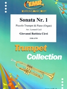 Sonata Nr. 1 by Cirri Giovanni Battista - Cecil Leonard - for Piccolo Trumpet and Piano (Piccolo Trumpet and Piano)
