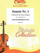 Sonata Nr. 1 by Cirri Giovanni Battista - Cecil Leonard - for Violoncello and Piano (Violoncello and Piano)