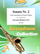 Sonata Nr. 2 by Cirri Giovanni Battista - Cecil Leonard - for Tenor Saxophone and Piano (Tenor Saxophone and Piano)