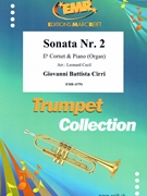 Sonata Nr. 2 by Cirri Giovanni Battista - Cecil Leonard - for Eb Cornet and Piano (Eb Cornet and Piano)