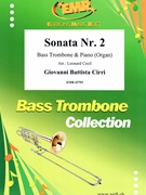 Sonata Nr. 2 by Cirri Giovanni Battista - Cecil Leonard - for Bass Trombone and Piano (Bass Trombone and Piano)