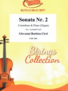 Sonata Nr. 2 by Cirri Giovanni Battista - Cecil Leonard - for Contrabass and Piano (Contrabass and Piano)