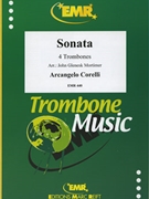 Sonata by Corelli Arcangelo - Mortimer John Glenesk - for 4 Trombones (4 Trombones)