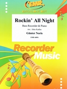 Rockin' All Night by Noris Gunter - Jirka Kadlec - for Bass Recorder and Piano (Bass Recorder and Piano)