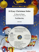 10 Easy Christmas Solos by Barclay Ted for Eb Bass and Organ (Eb Bass and Organ (+ CD Play Back / Play Along ))