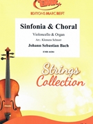 Sinfonia & Choral by Bach Johann Sebastian - Klemens Schnorr - for Violoncello and Organ (Violoncello and Organ)