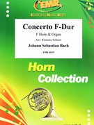 Concerto F-Dur by Bach Johann Sebastian - Klemens Schnorr - for Horn and Piano (Horn and Piano)