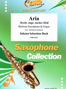 Aria by Bach Johann Sebastian - Klemens Schnorr - for Baritone Saxophone and Organ (Baritone Saxophone and Organ)