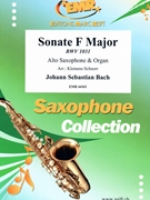 Sonate F Major by Bach Johann Sebastian - Klemens Schnorr - for Alto Saxophone and Organ (Alto Saxophone and Organ)