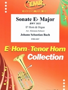 Sonate Eb Major by Bach Johann Sebastian - Klemens Schnorr - for Eb Horn and Organ (Eb Horn and Organ)