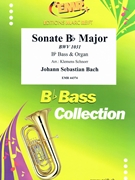 Sonate Bb Major by Bach Johann Sebastian - Klemens Schnorr - for Bb Bass and Organ (Bb Bass and Organ)