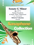 Sonate G Minor by Valentino Roberto - Peter Reichert - for Soprano Saxophone and Organ (Soprano Saxophone and Organ)