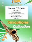 Sonate C Minor by Valentino Roberto - Peter Reichert - for Alto Saxophone and Organ (Alto Saxophone and Organ)