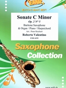 Sonate C Minor by Valentino Roberto - Peter Reichert - for Baritone Saxophone and Piano (Baritone Saxophone and Piano)