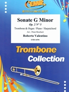 Sonate G Minor by Valentino Roberto - Peter Reichert - for Trombone and Piano (Trombone and Piano)