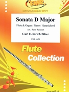 Sonata D Major by Biber Carl Heinrich - Peter Reichert - for Flute and Organ (Flute and Organ)