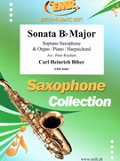 Sonata Bb Major by Biber Carl Heinrich - Peter Reichert - for Soprano Saxophone and Piano (Soprano Saxophone and Piano)