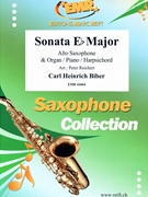 Sonata Eb Major by Biber Carl Heinrich - Peter Reichert - for Alto Saxophone and Piano (Alto Saxophone and Piano)