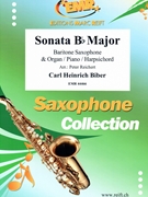 Sonata Bb Major by Biber Carl Heinrich - Peter Reichert - for Baritone Saxophone and Piano (Baritone Saxophone and Piano)