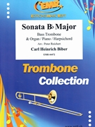 Sonata Bb Major by Biber Carl Heinrich - Peter Reichert - for Bass Trombone and Organ (Bass Trombone and Organ)