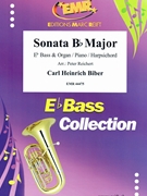 Sonata Bb Major by Biber Carl Heinrich - Peter Reichert - for Eb Bass and Organ (Eb Bass and Organ)