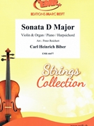 Sonata D Major by Biber Carl Heinrich - Peter Reichert - for Violin and Organ (Violin and Organ)