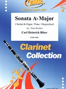 Sonata Ab Major by Biber Carl Heinrich - Peter Reichert - for Clarinet and Piano (Clarinet and Piano)