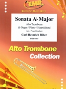 Sonata Ab Major by Biber Carl Heinrich - Peter Reichert - for Alto Trombone and Piano (Alto Trombone and Piano)