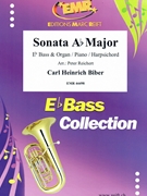 Sonata Ab Major by Biber Carl Heinrich - Peter Reichert - for Eb Bass and Piano (Eb Bass and Piano)